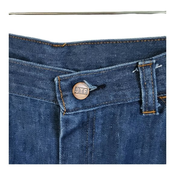 Vintage 1970's Women's Sears Jeans That Fit Size 16 31x29 High Waist Mom Jeans - Picture 8 of 12